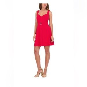 Kensie Womens Red Crepe Scuba Mini Dress~NWT ✨💫Size 2